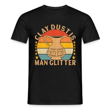 Töpfern Töpfer - Männer T-Shirt - Schwarz - Vorne - AI Model Male 178 light (178cm)
