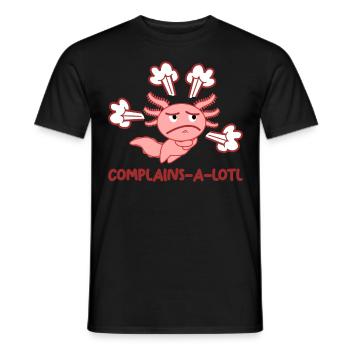 Axolotl Axolotls - Männer T-Shirt - Schwarz - Vorne - AI Model Male 178 light (178cm)