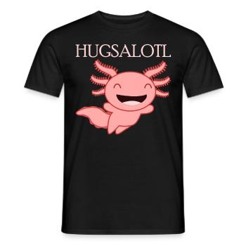 Câlin câlins axolotl câlin axolotls - T-shirt homme - noir - Devant - AI Model Male 178 light (178cm)