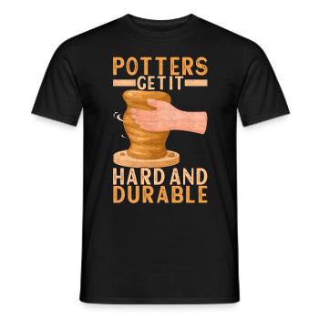 Töpfern Töpfer - Männer T-Shirt - Schwarz - Vorne - AI Model Male 178 light (178cm)