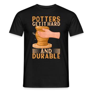 Töpfern Töpfer - Männer T-Shirt - Schwarz - Vorne - AI Model Male 178 light (178cm)
