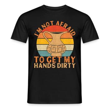 Töpfern Töpfer - Männer T-Shirt - Schwarz - Vorne - AI Model Male 178 light (178cm)