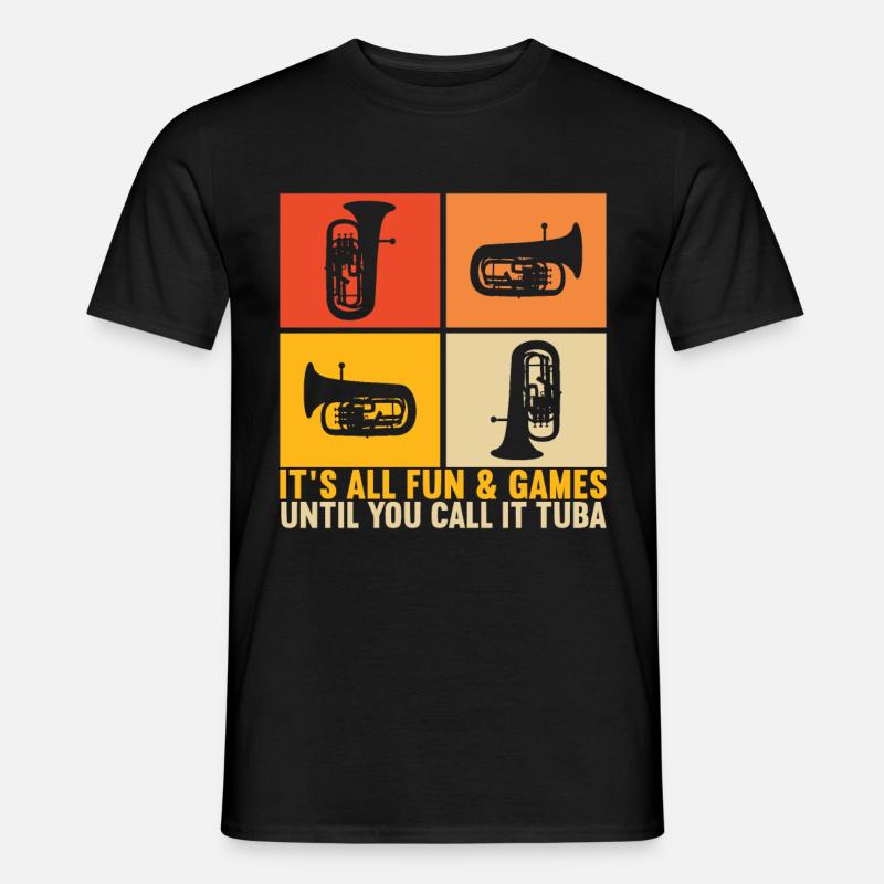 Euphonium Euphoniumspieler - Männer T-Shirt - Schwarz