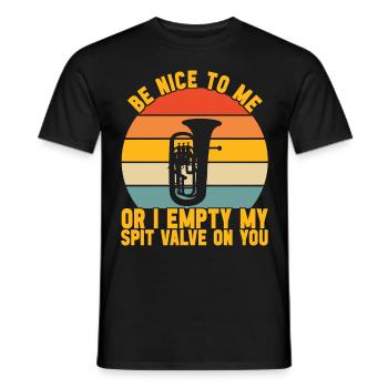 Euphonium Euphonium Player - Men's T-Shirt - black - Front - AI Model Male 178 light (178cm)