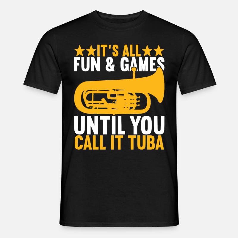 Euphonium Euphoniumspieler - Männer T-Shirt - Schwarz
