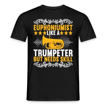 Euphonium Euphonium Player - Men's T-Shirt - black - Front - AI Model Male 178 light (178cm)