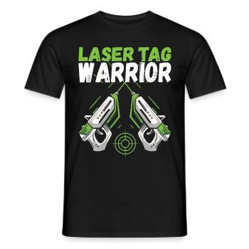 Laser Tag Anniversaire Laser Tag Joueur - T-shirt homme - noir - Devant - AI Model Male 178 light (178cm)