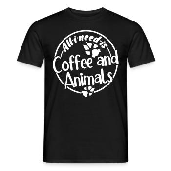 Vétérinaire Vétérinaire Médecine Vétérinaire - T-shirt homme - noir - Devant - AI Model Male 178 light (178cm)