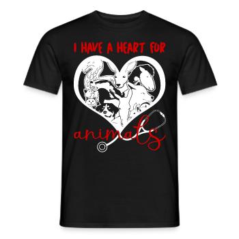 Vétérinaire vétérinaire vétérinaire - T-shirt homme - noir - Devant - AI Model Male 178 light (178cm)