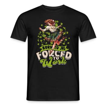 Danse irlandaise Danse irlandaise Feis - T-shirt homme - noir - Devant - AI Model Male 178 light (178cm)