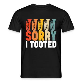 Euphonium Euphonist - Männer T-Shirt - Schwarz - Vorne - AI Model Male 178 light (178cm)