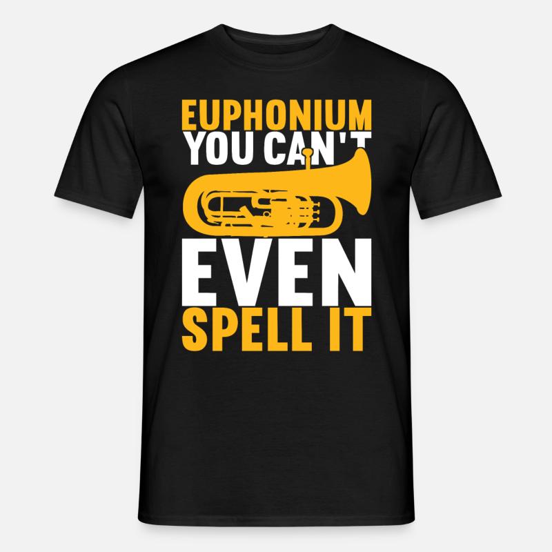 Euphonium Euphonist - Männer T-Shirt - Schwarz