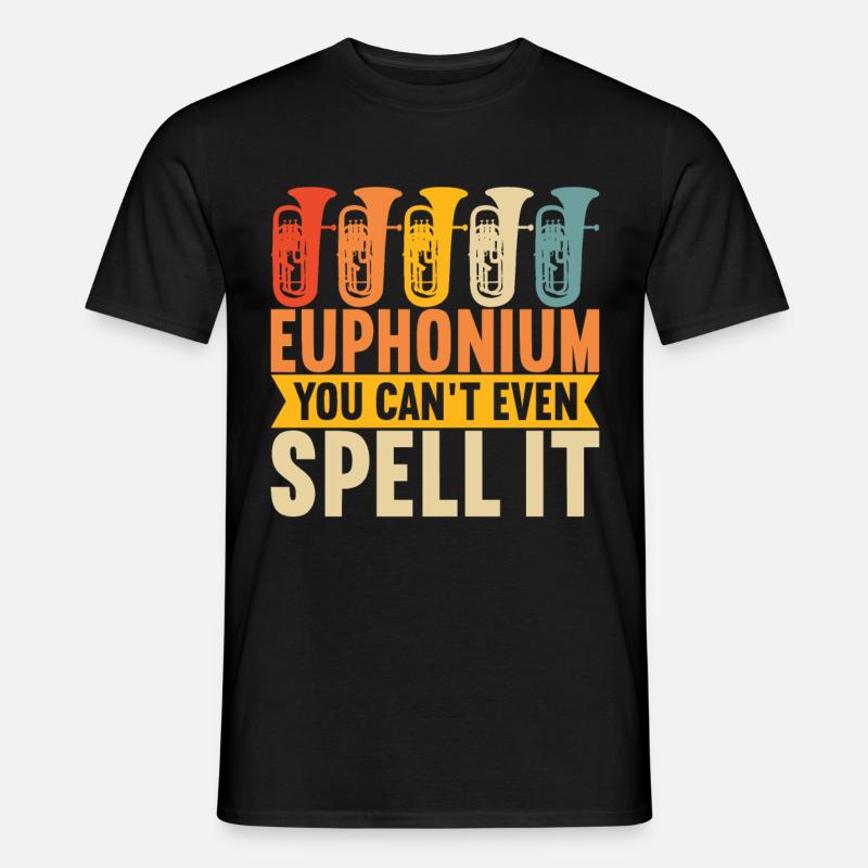 Euphonium Euphonist - Männer T-Shirt - Schwarz