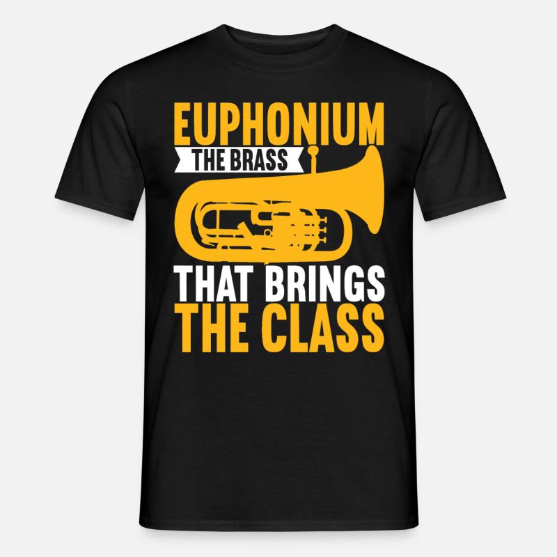 Euphonium Euphoniumspieler - Männer T-Shirt - Schwarz