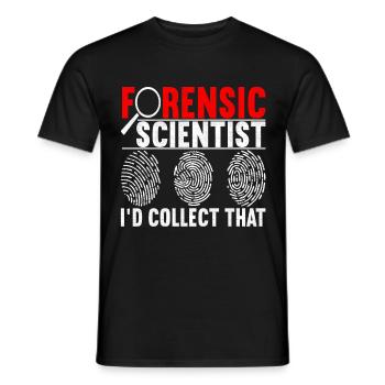 Criminalistique - T-shirt homme - noir - Devant - AI Model Male 178 light (178cm)