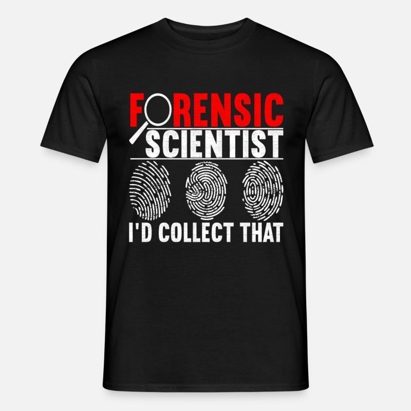 Forensics Forensic Scientist - Men's T-Shirt - black