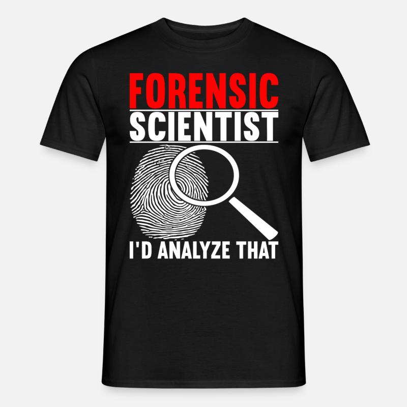 Forensics Forensic Scientist - Men's T-Shirt - black