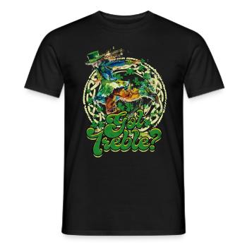 Danse irlandaise Danse irlandaise Feis a obtenu des aigus ? - T-shirt homme - noir - Devant - AI Model Male 178 light (178cm)
