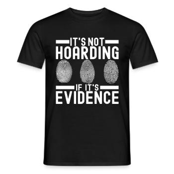 Forensics Forensic Scientist - Men's T-Shirt - black - Front - AI Model Male 178 light (178cm)