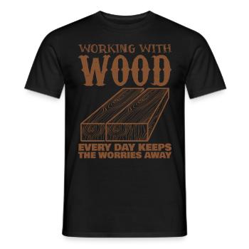 Carpenter - Männer T-Shirt - Schwarz - Vorne - AI Model Male 178 light (178cm)