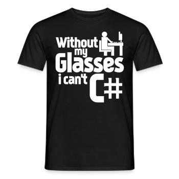 Admin Programmer Computer Science - Männer T-Shirt - Schwarz - Vorne - AI Model Male 178 light (178cm)
