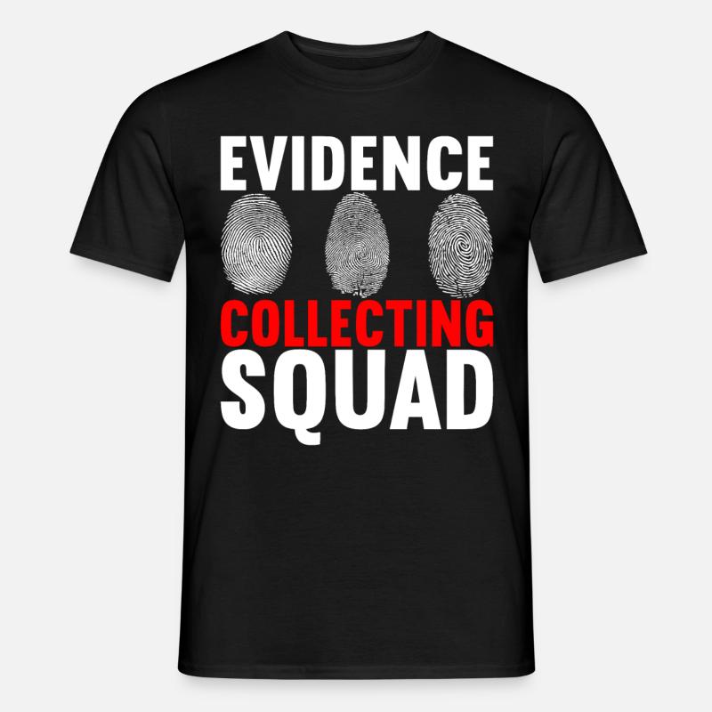 Forensik Forensiker - Männer T-Shirt - Schwarz