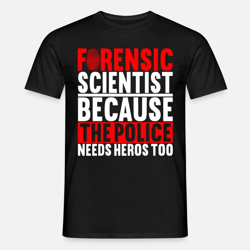Forensics Forensic Scientist - Men's T-Shirt - black