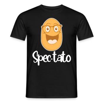 Pommes de terre Lunettes Lunettes Optiques - T-shirt homme - noir - Devant - AI Model Male 178 light (178cm)
