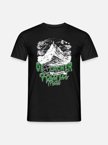 Geocache - Männer T-Shirt - Schwarz