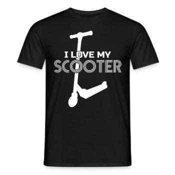 Scooter Rider Kick Scooter - Männer T-Shirt - Schwarz - Vorne - AI Model Male 178 light (178cm)