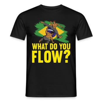 Capoeira Capoeirista - Männer T-Shirt - Schwarz - Vorne - AI Model Male 178 light (178cm)