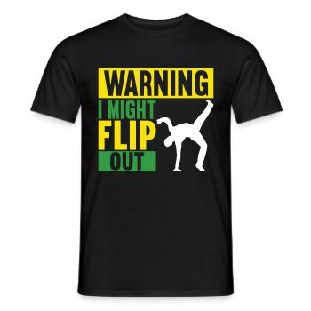 Capoeira Capoeirista - Männer T-Shirt - Schwarz - Vorne - AI Model Male 178 light (178cm)