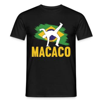 Capoeira Capoeirista - Männer T-Shirt - Schwarz - Vorne - AI Model Male 178 light (178cm)