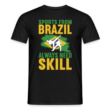 Capoeira Capoeirista - Männer T-Shirt - Schwarz - Vorne - AI Model Male 178 light (178cm)