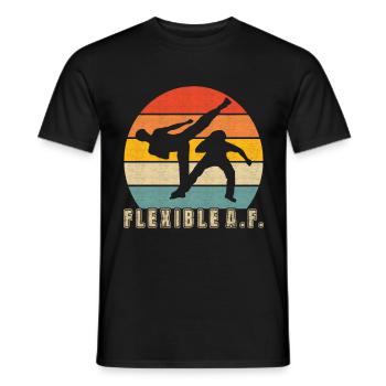 Capoeira Capoeirista - Männer T-Shirt - Schwarz - Vorne - AI Model Male 178 light (178cm)