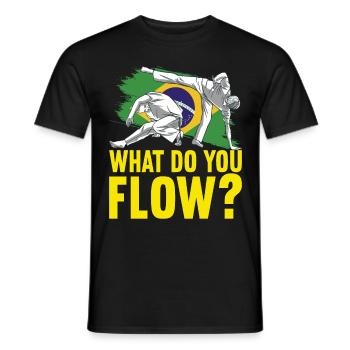 Capoeira Capoeirista - Männer T-Shirt - Schwarz - Vorne - AI Model Male 178 light (178cm)