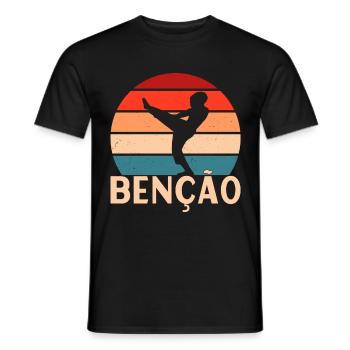 Capoeira Capoeirista - Männer T-Shirt - Schwarz - Vorne - AI Model Male 178 light (178cm)