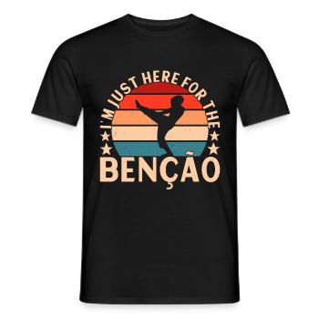 Capoeira Capoeirista - Männer T-Shirt - Schwarz - Vorne - AI Model Male 178 light (178cm)