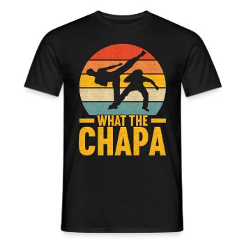 Capoeira Capoeirista - Männer T-Shirt - Schwarz - Vorne - AI Model Male 178 light (178cm)