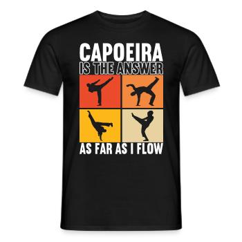 Capoeira Capoeirista - Männer T-Shirt - Schwarz - Vorne - AI Model Male 178 light (178cm)