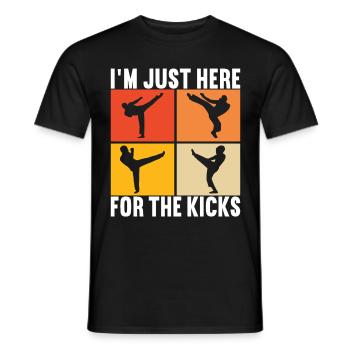 Capoeira Capoeirista - Männer T-Shirt - Schwarz - Vorne - AI Model Male 178 light (178cm)