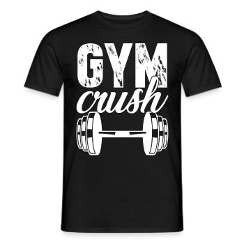 Gym Crush Bodybuilder Bodybuilding - Men's T-Shirt - black - Front - AI Model Male 178 light (178cm)