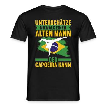 Capoeira Capoeirista - Men's T-Shirt - black - Front - AI Model Male 178 light (178cm)