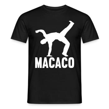 Capoeira Capoeirista - T-shirt homme - noir - Devant - AI Model Male 178 light (178cm)