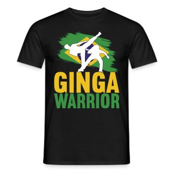 Capoeira Capoeirista - Men's T-Shirt - black - Front - AI Model Male 178 light (178cm)