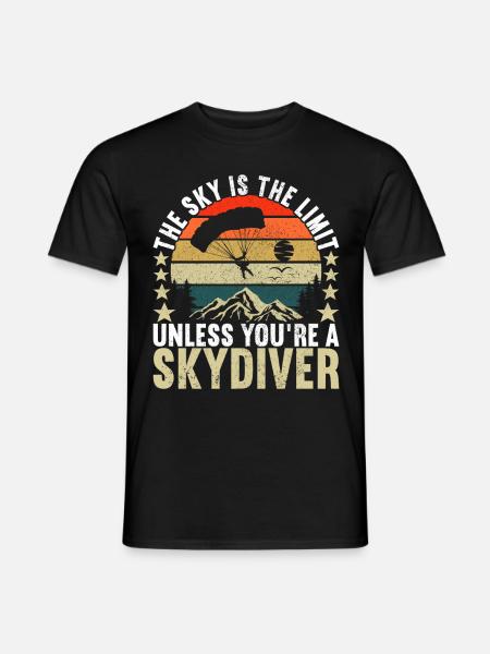 Skydive Skydiver - Men's T-Shirt - black