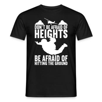 Parachutiste Parachutiste - T-shirt homme - noir - Devant - AI Model Male 178 light (178cm)