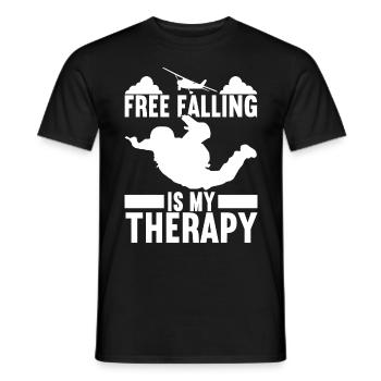 Parachutiste Parachutiste - T-shirt homme - noir - Devant - AI Model Male 178 light (178cm)