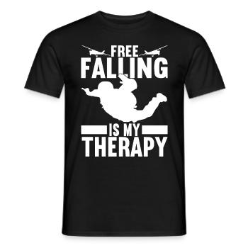 Parachutiste Parachutiste - T-shirt homme - noir - Devant - AI Model Male 178 light (178cm)