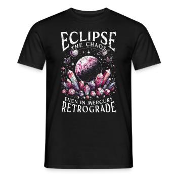 Mercury retrograde astrology - Men's T-Shirt - black - Front - AI Model Male 178 light (178cm)